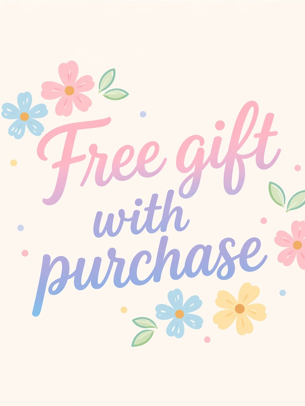 FREE GIFT PROMO DETAILS